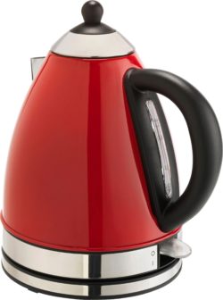 Colourmatch - Kettle - Stainless Steel Poppy Red Jug.